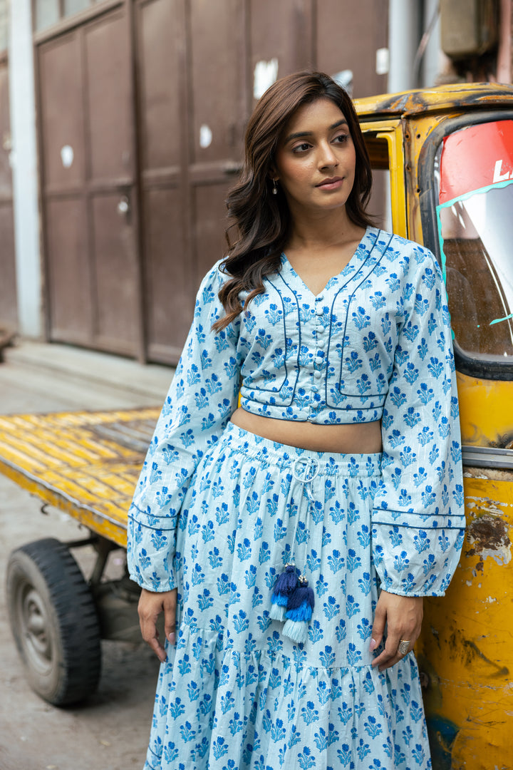 Saoirse Blockprint Top