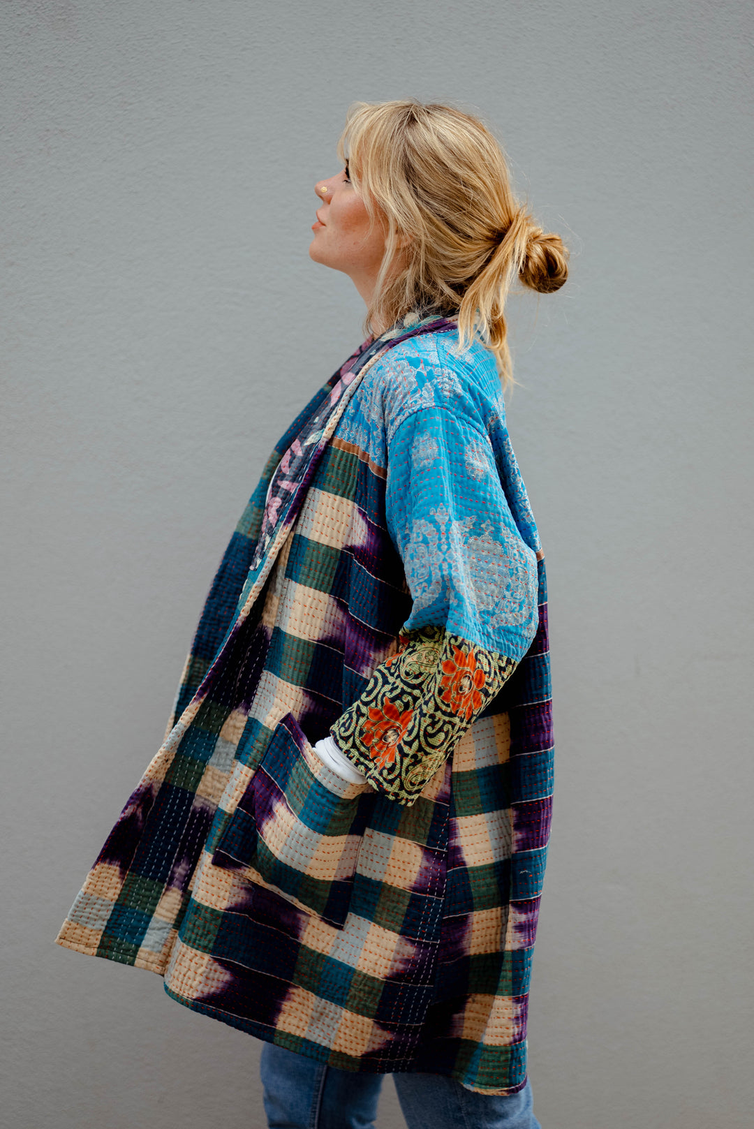 Wave Vintage Kantha Jacket