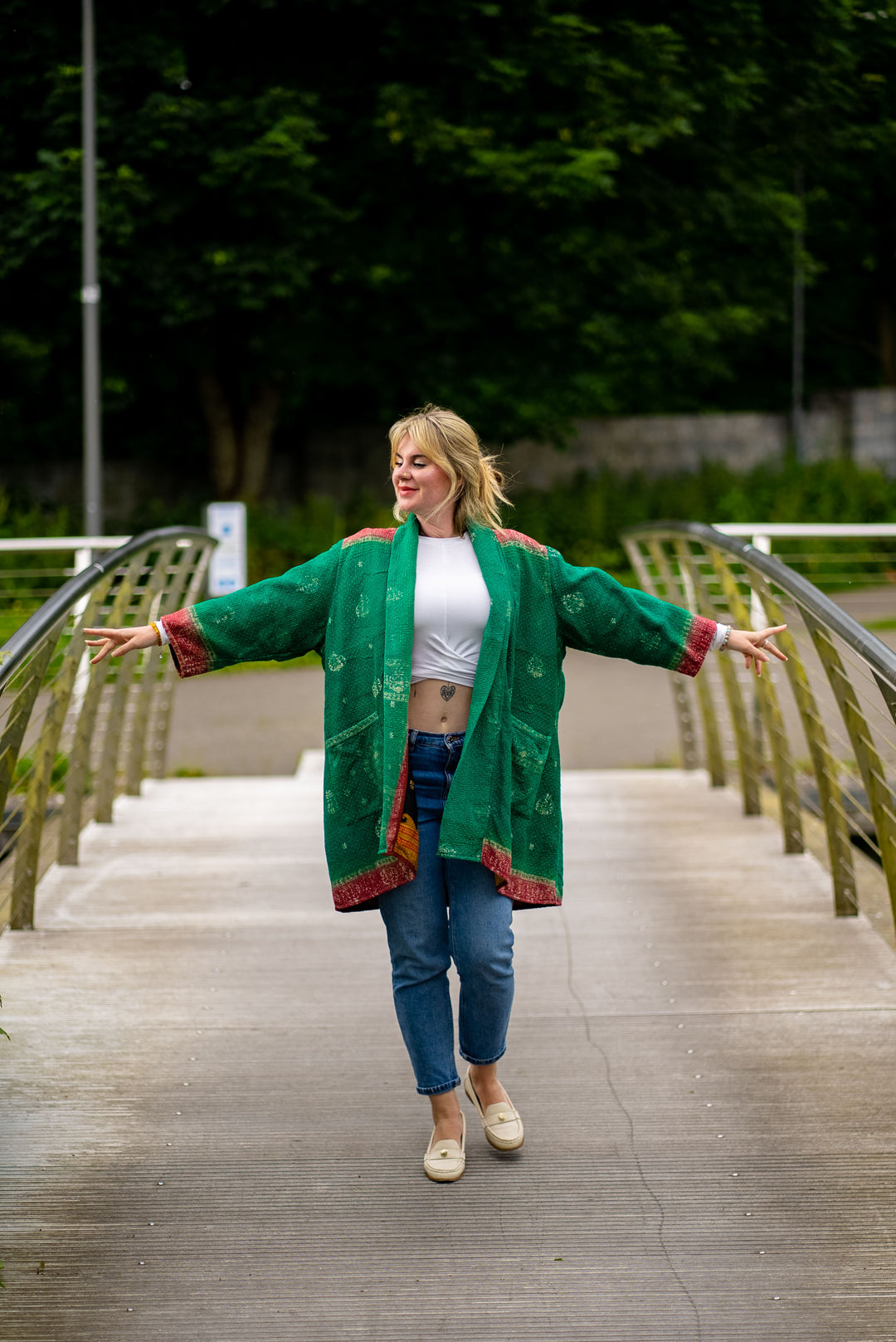 Gem Vintage Kantha Jacket