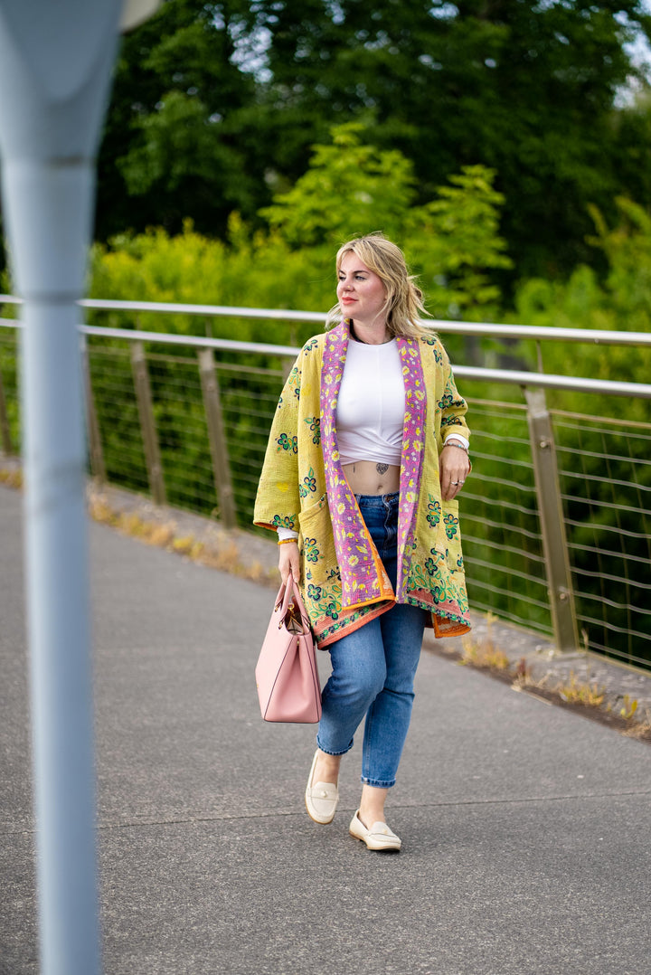 Buttercup Vintage Kantha Jacket