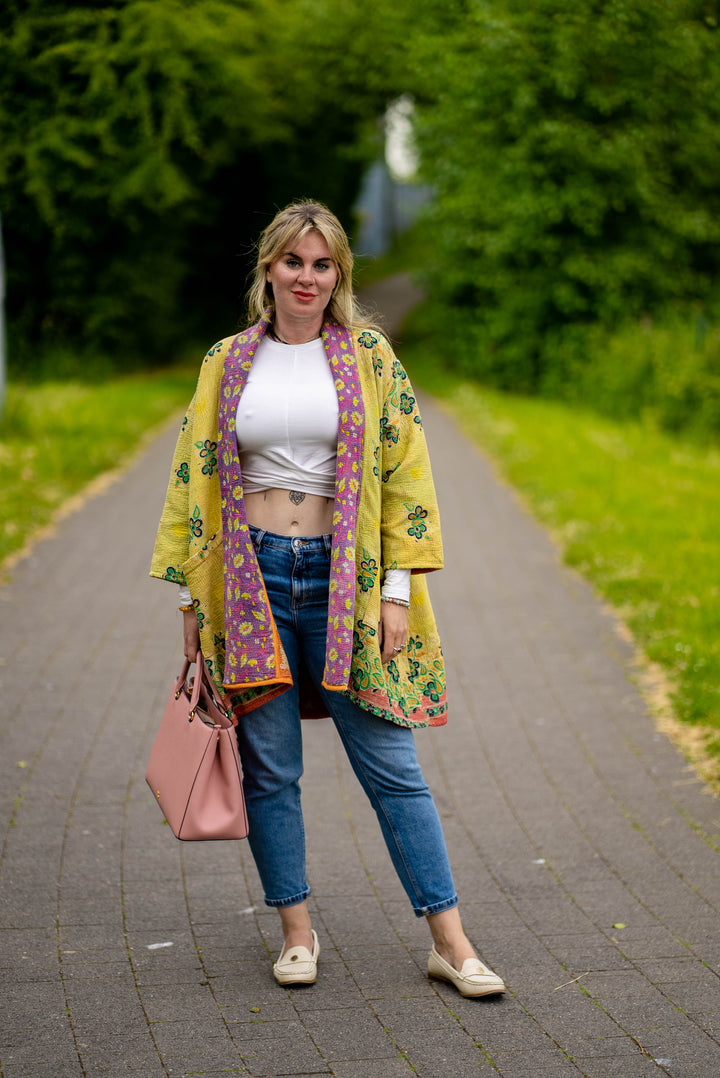 Buttercup Vintage Kantha Jacket