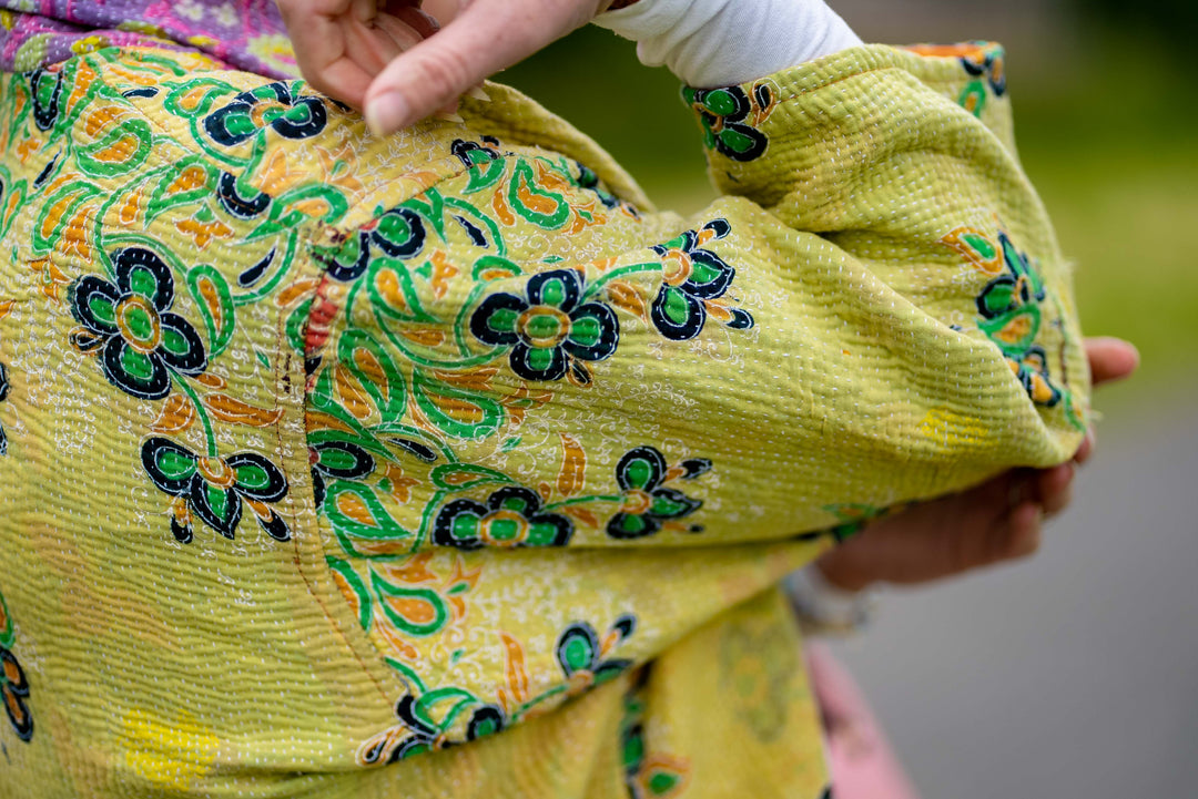 Buttercup Vintage Kantha Jacket