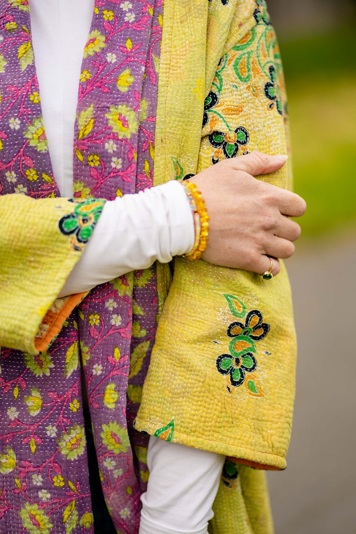 Buttercup Vintage Kantha Jacket