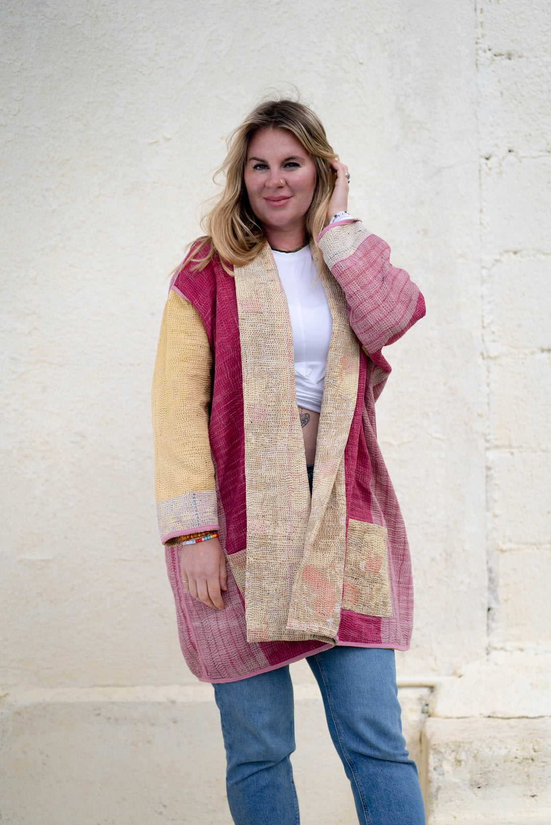 Pushkar vintage kantha jacket