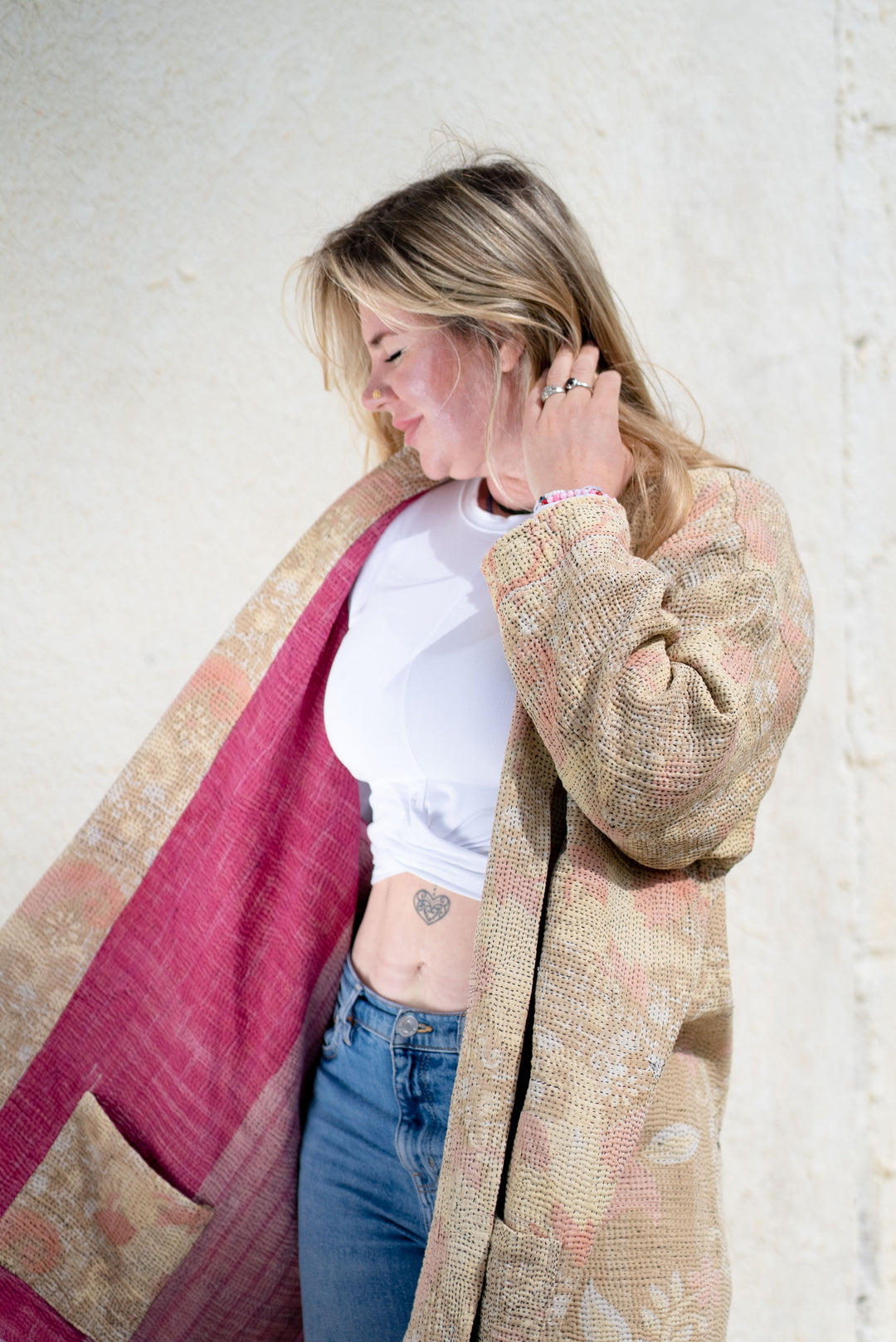 Pushkar vintage kantha jacket