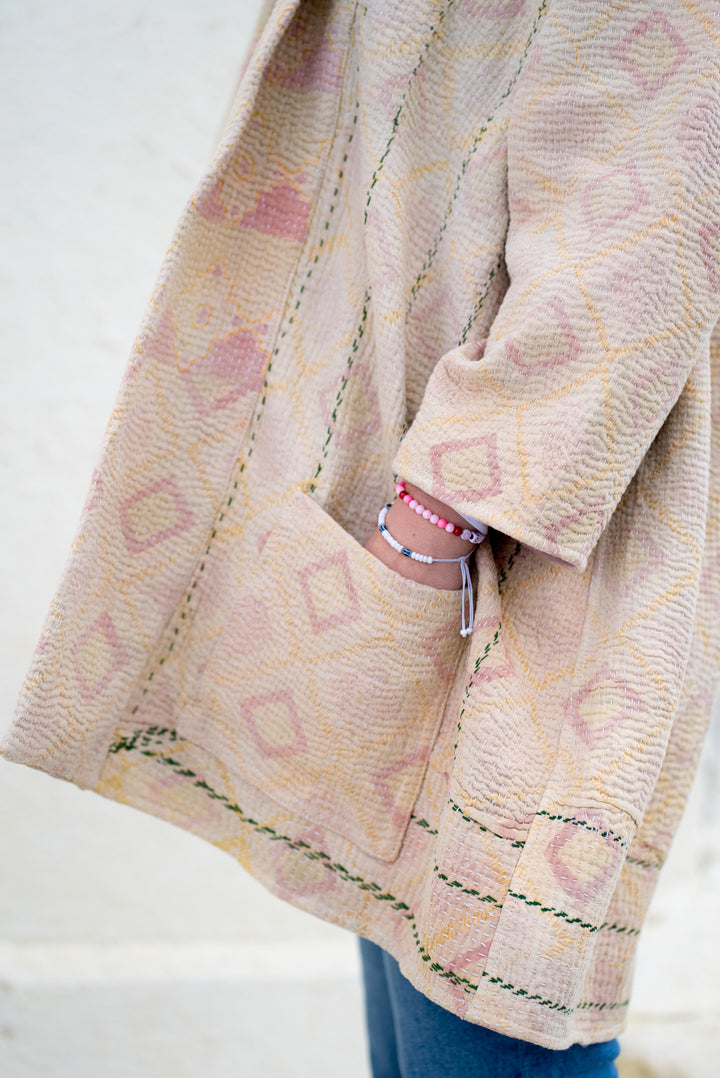 Ladoo vintage kantha jacket