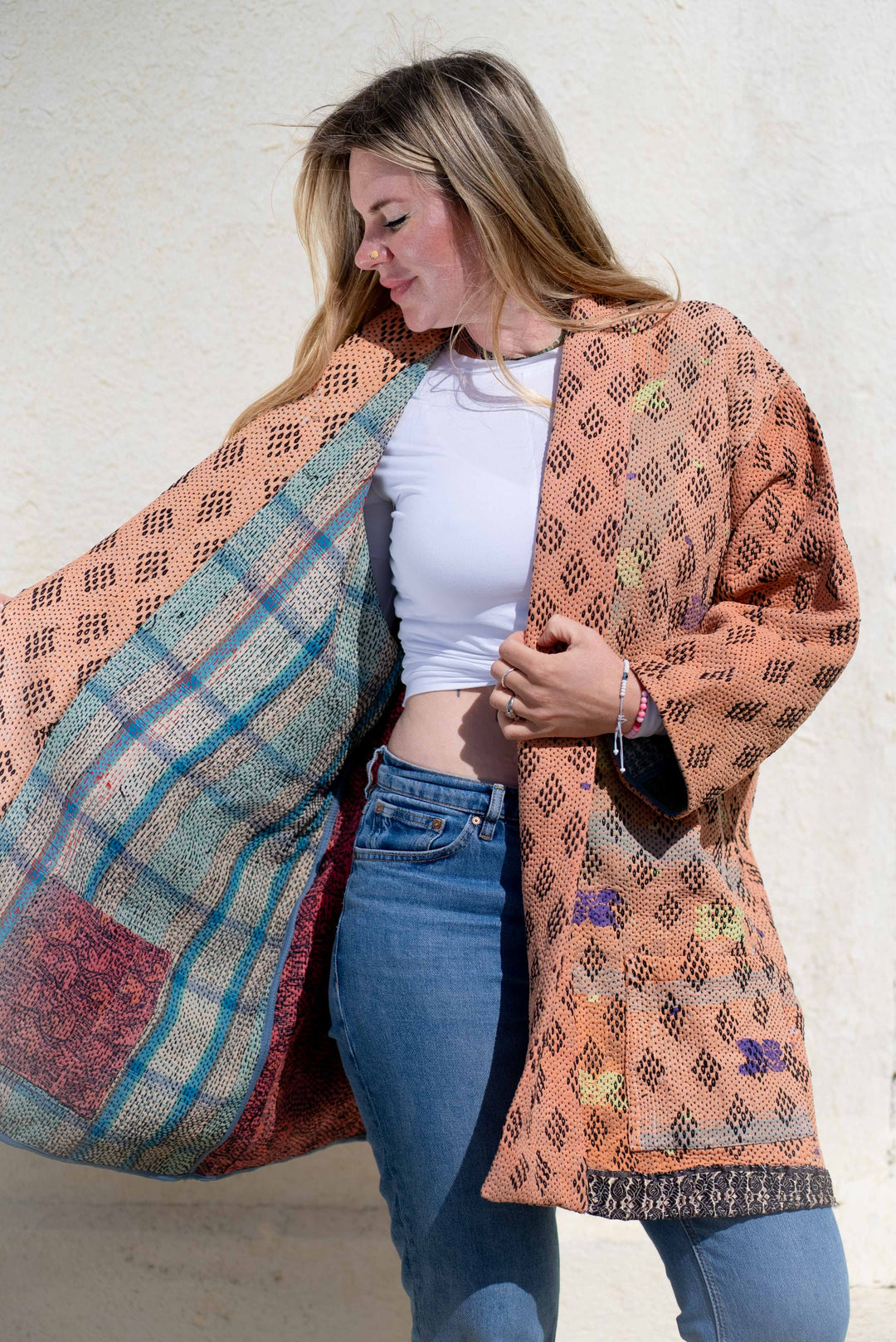 Desert vintage kantha jacket