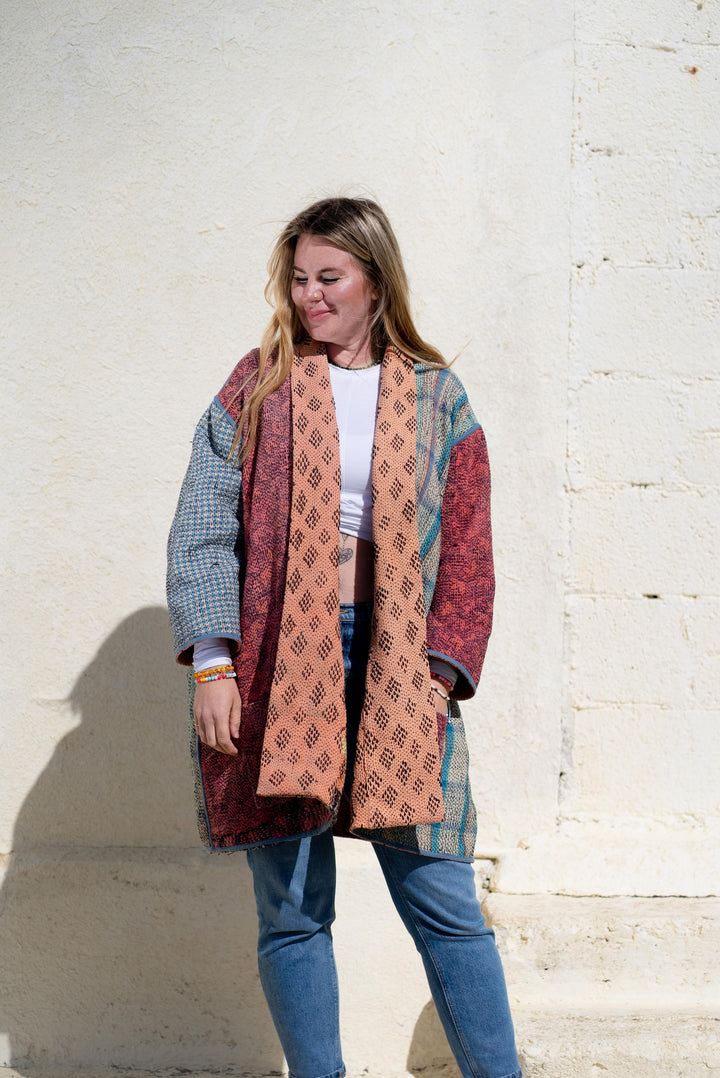 Desert vintage kantha jacket