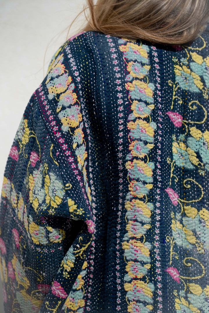 Blackberry vintage kantha jacket