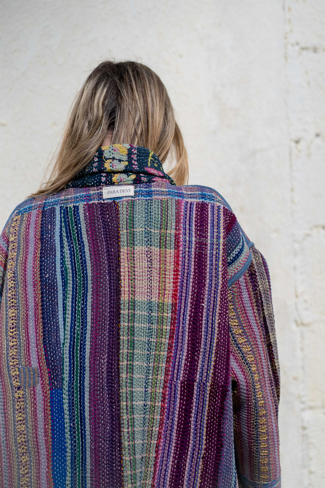 Blackberry vintage kantha jacket