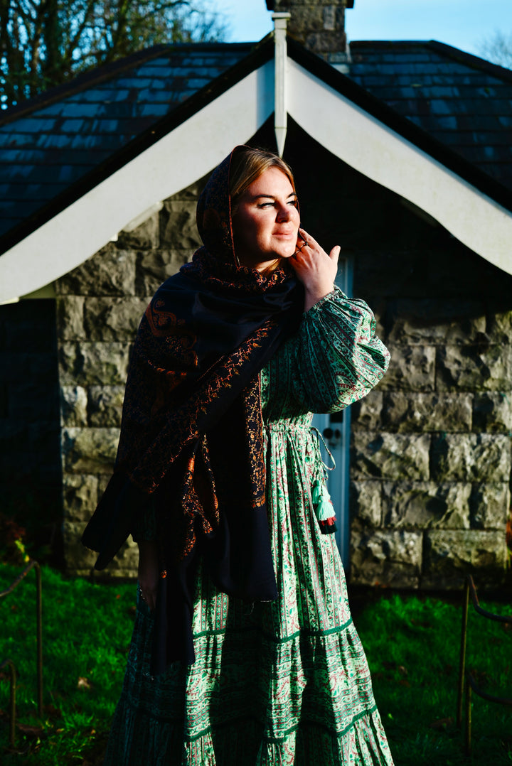 Kashmiri wool shawl Hish