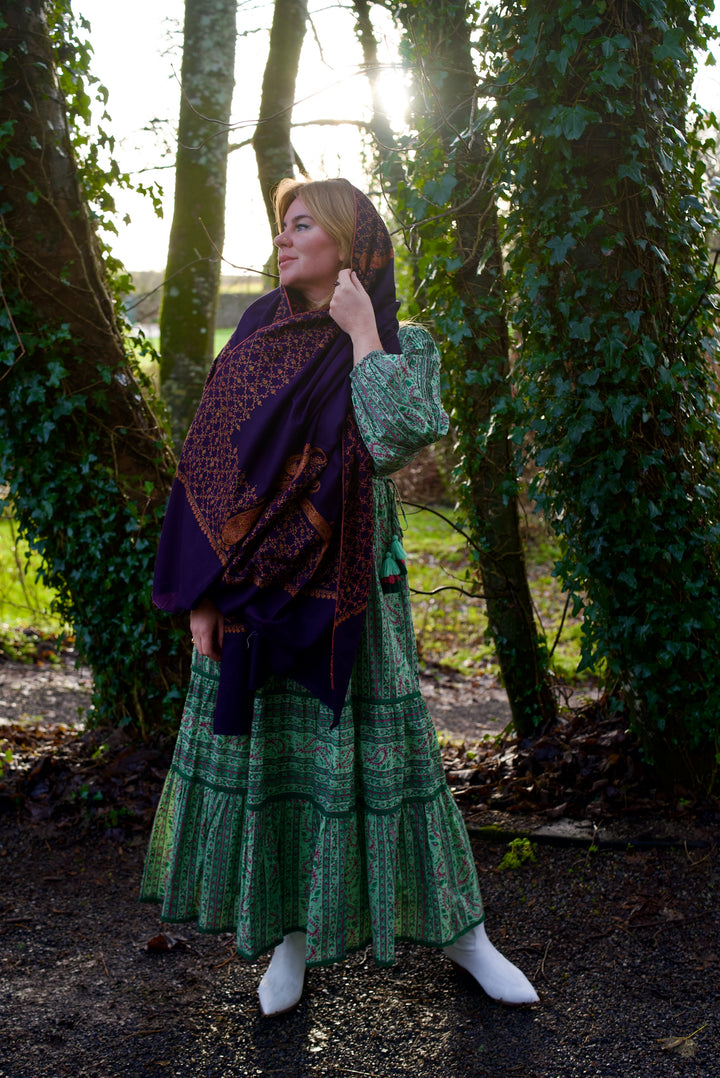 Kashmiri wool shawl Hish