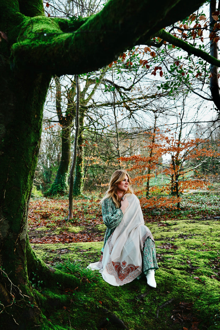 Kashmiri wool shawl Madno