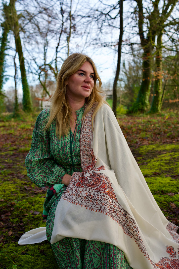 Kashmiri wool shawl Madno