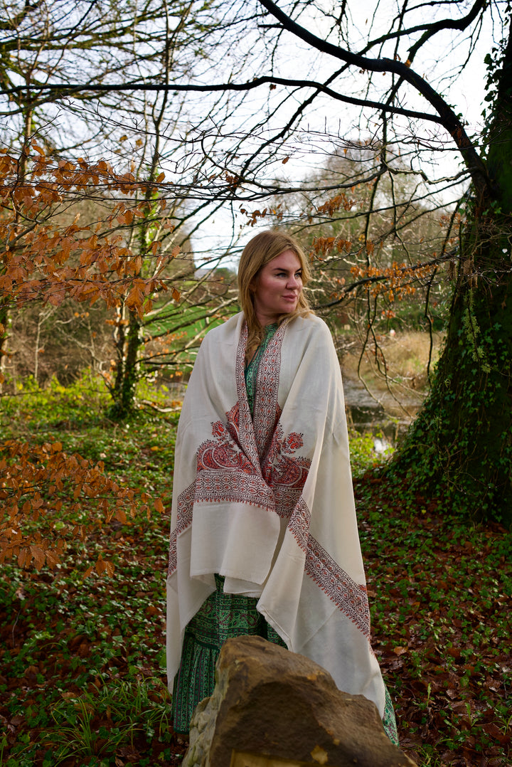 Kashmiri wool shawl Madno
