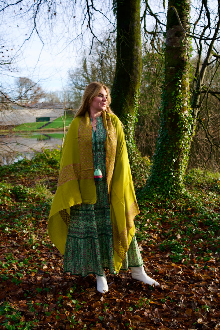 Kashmiri wool shawl Jannat