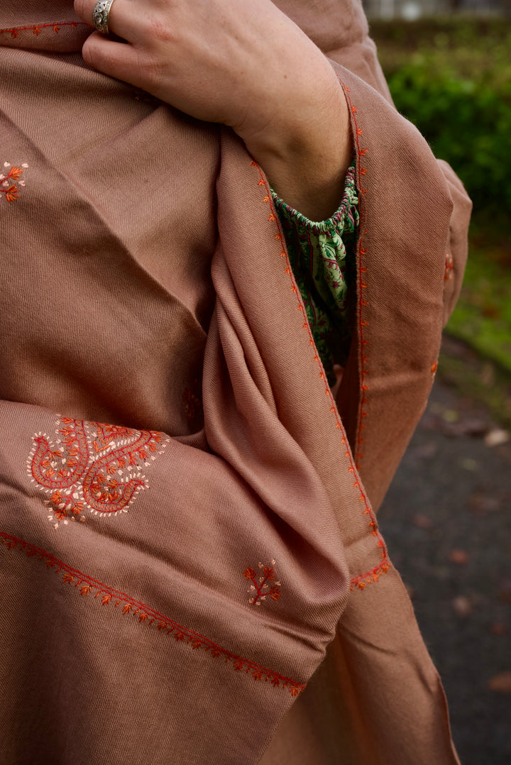 Kashmiri wool shawl Shukr