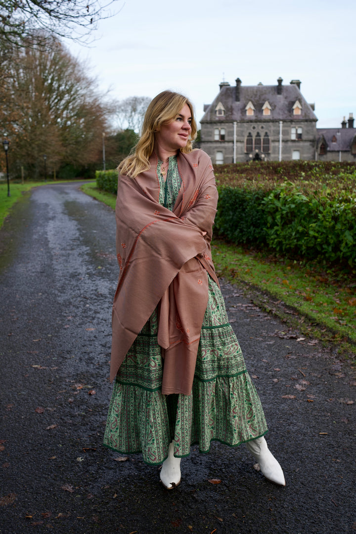 Kashmiri wool shawl Shukr