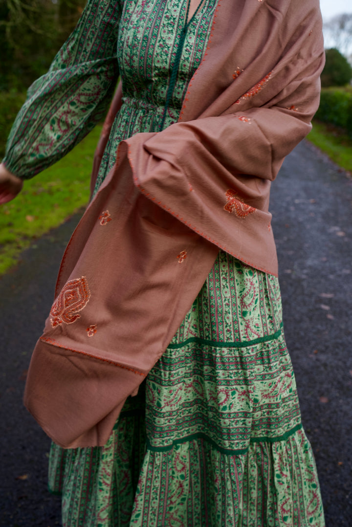 Kashmiri wool shawl Shukr