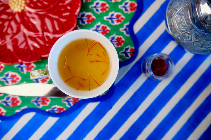 Lalityam Bold Stripe Blockprinted Table Cloth